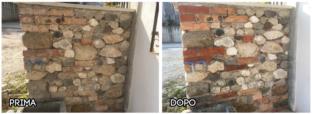 Criosabbiatura Muro Pietra 