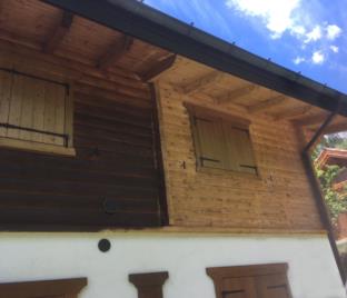Microsabbiatura Facciata Legno 